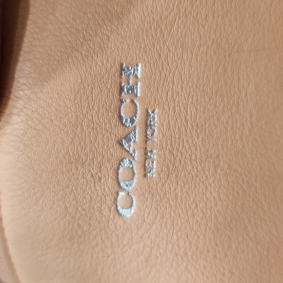 COACH Legacy Perforated Leather Courtenay Hobo Bag, Peach,Women's OS - Picture 10 of 13